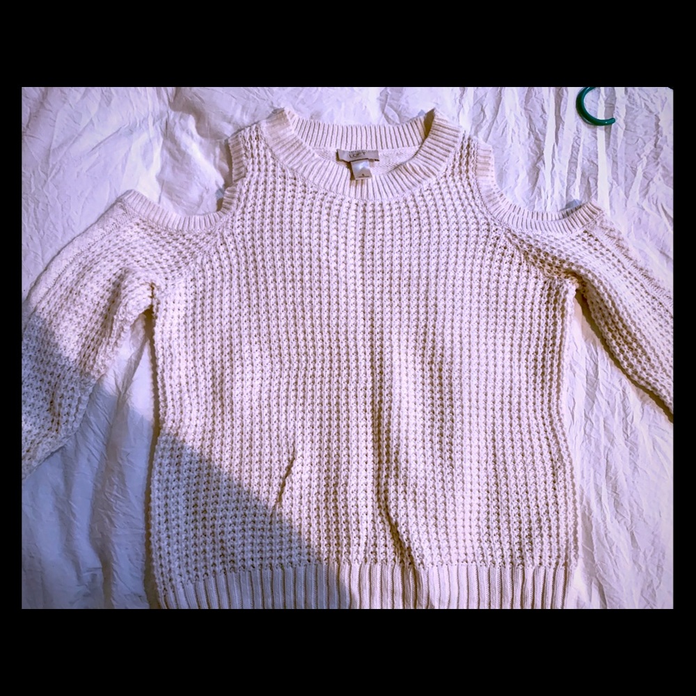 Cream sweater
